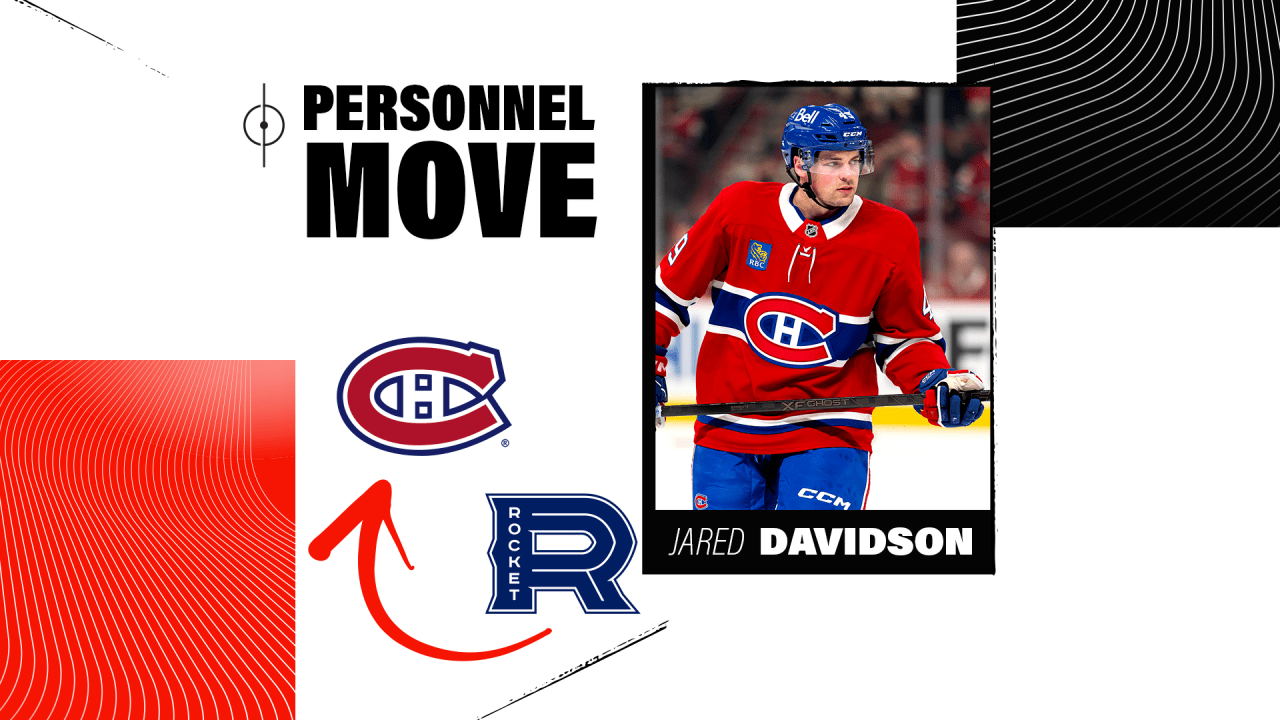Jared Davidson recalled from Laval Rocket