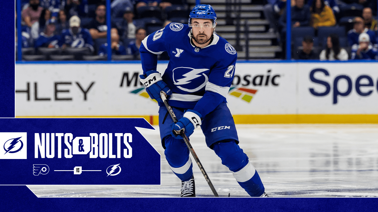Nuts & Bolts: Lightning set to host Flyers on Monday
