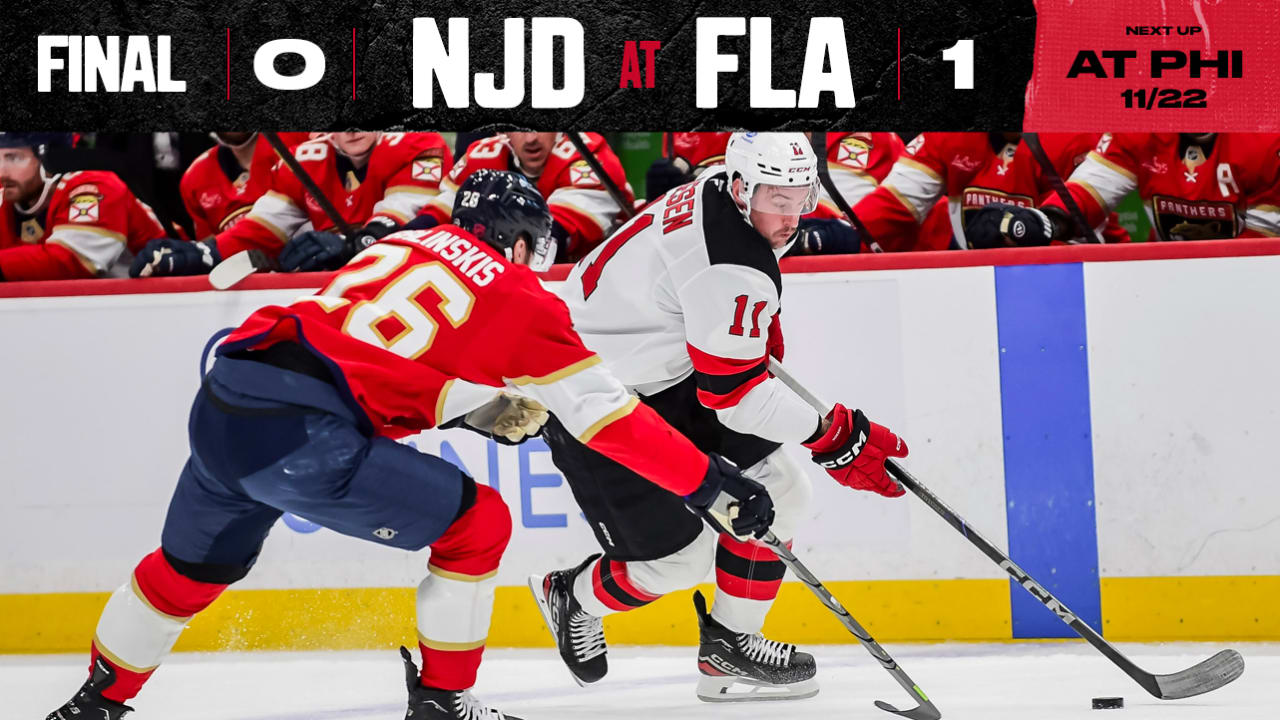 Devils Shutout by Bobrovsky, Panthers | GAME STORY