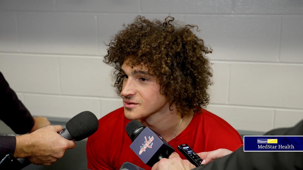 Sonny Milano | Postgame | Washington Capitals