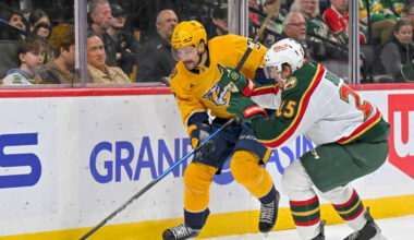 Preds Force Overtime, Earn Single Point After Wild Finish in Minnesota
