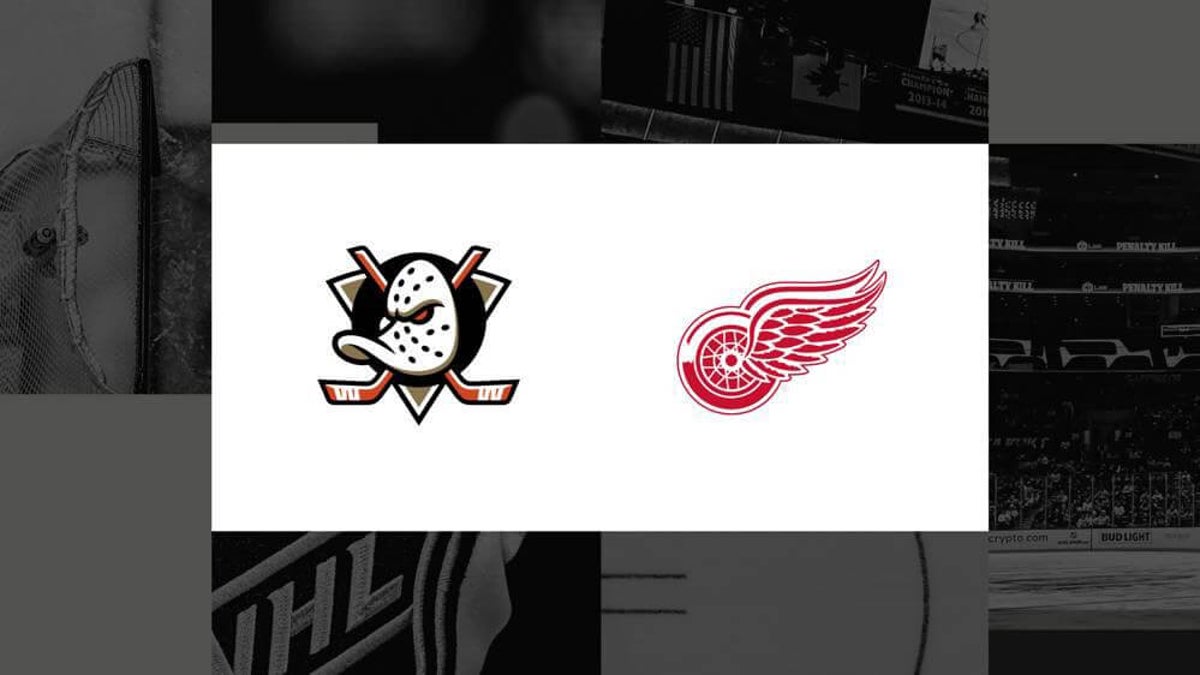 How to watch Ducks vs. Red Wings: TV channel and streaming options for November 13