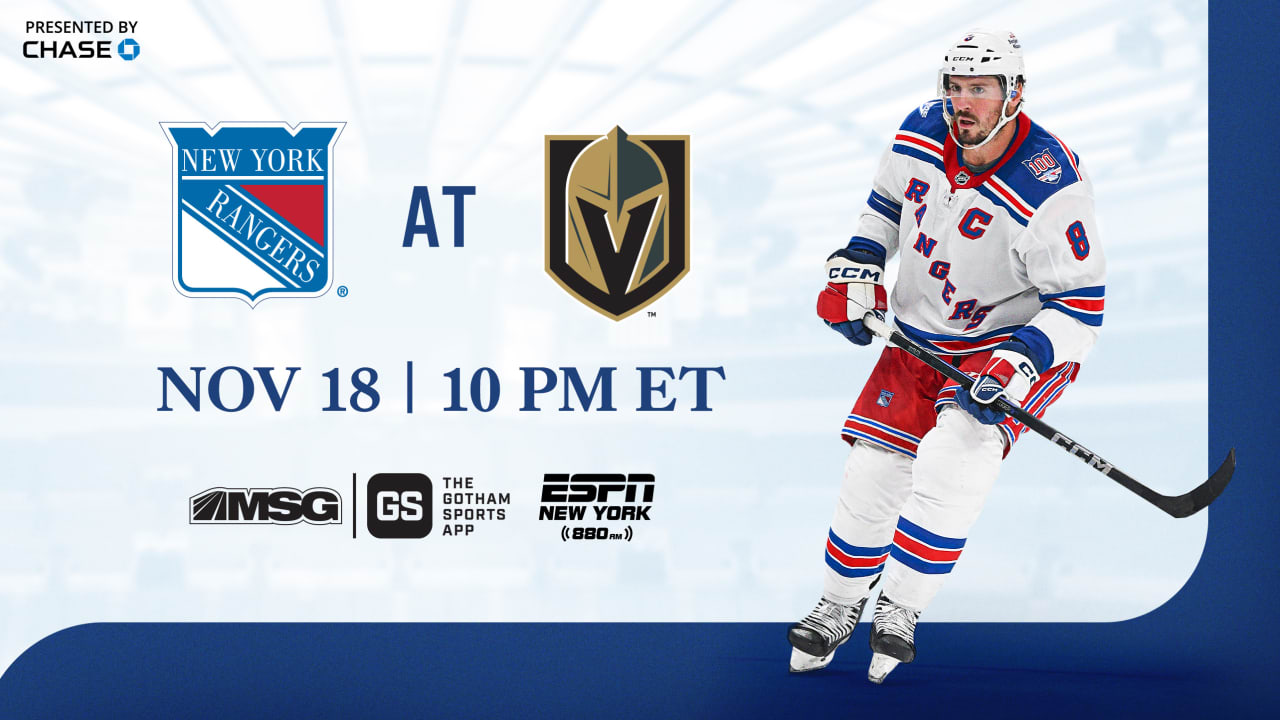 Rangers at Golden Knights: Pregame Notes