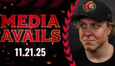 Fabian Zetterlund Media Availability | Ottawa Senators