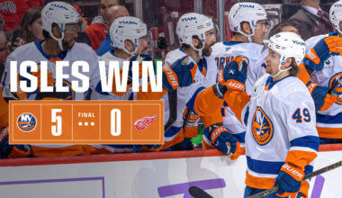 The Skinny: Islanders 5, Red Wings 0