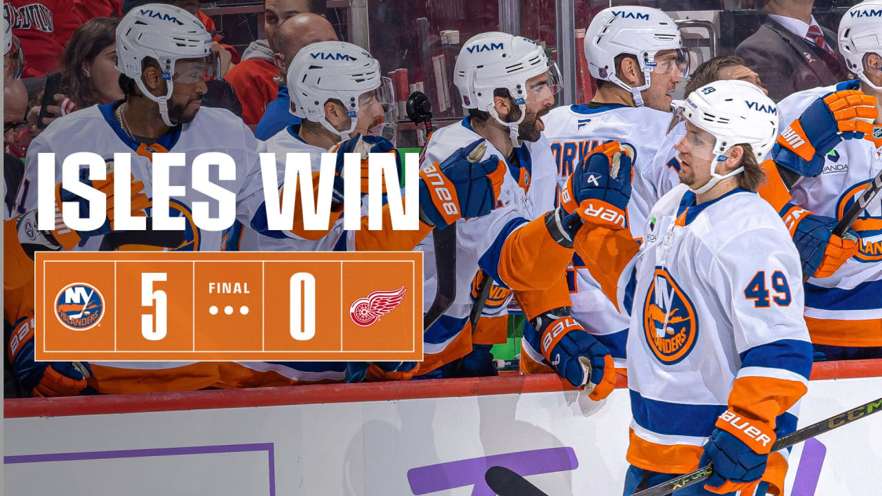 The Skinny: Islanders 5, Red Wings 0