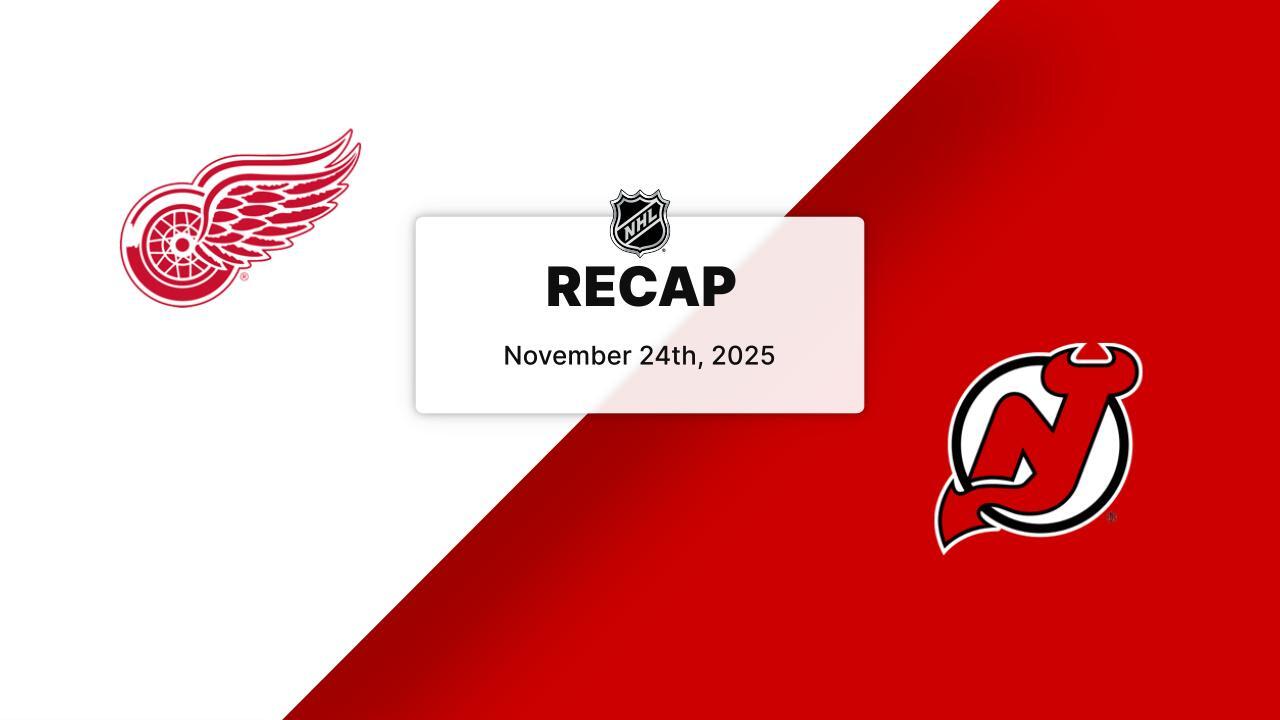 Devils 4, Red Wings 3 | HIGHLIGHTS