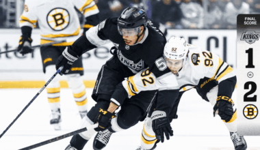 RECAP: Kings 1, Bruins 2 (OT), 11/21