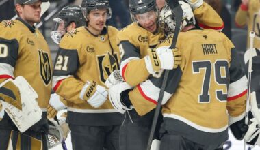 Carter Hart returns to NHL after nearly 2 years and receives warm welcome from Golden Knights fans :: WRAL.com