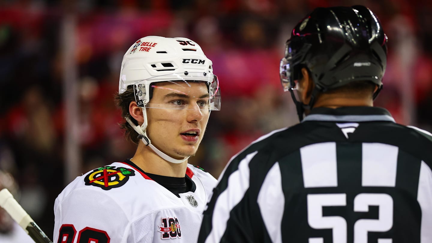 Chicago Blackhawks' Connor Bedard Shockingly Praises Mason McTavish After Scuffle
