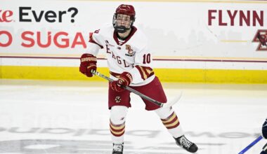 Boston College Forward Wins Hockey East Co-Player of the Week