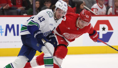 Vancouver Canucks v Detroit Red Wings