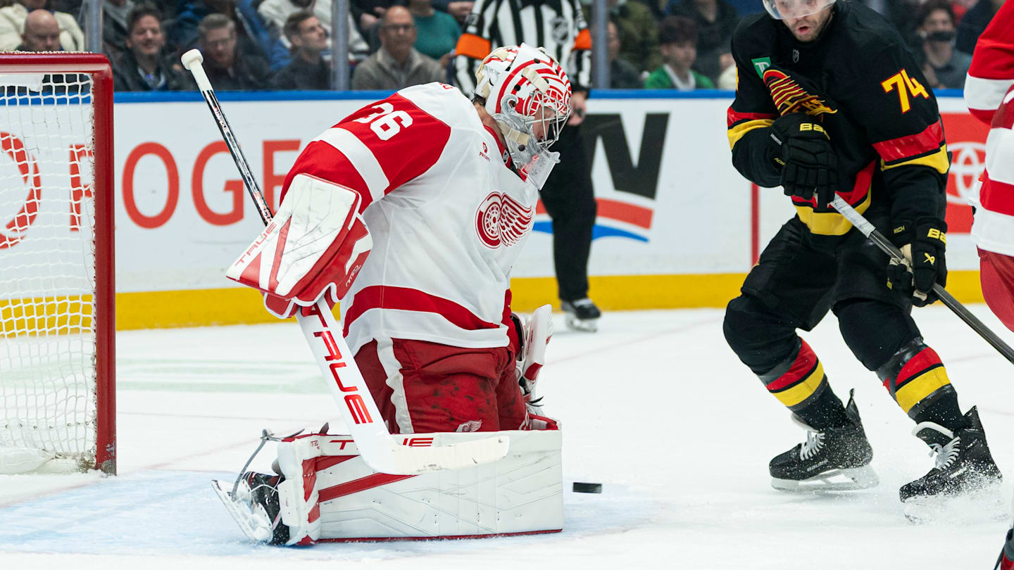 Detroit Red Wings v Vancouver Canucks