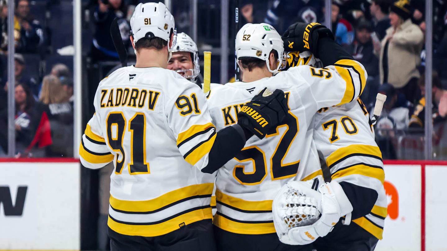 Boston Bruins v Winnipeg Jets