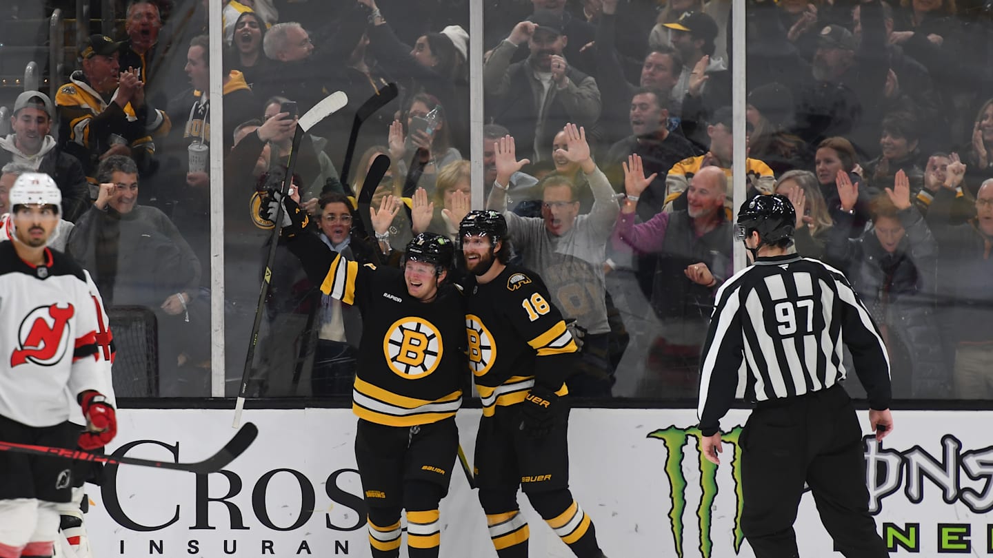 New Jersey Devils v Boston Bruins