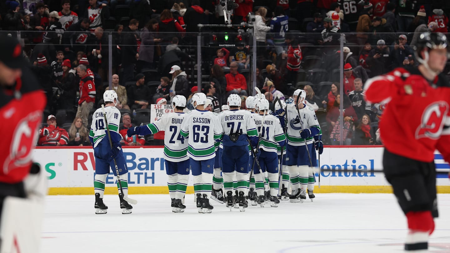Vancouver Canucks v New Jersey Devils