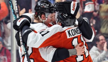 Vancouver Canucks v Philadelphia Flyers