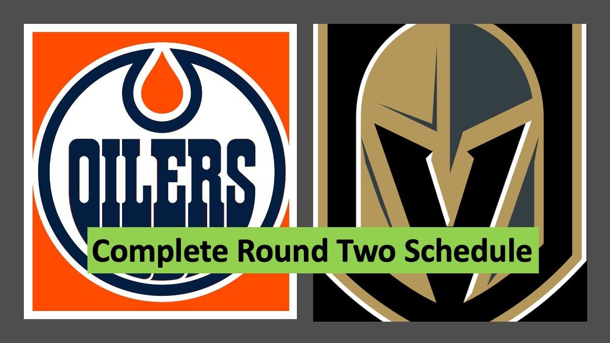 Complete Golden Knights Round Two Schedule; Game 2 Changed