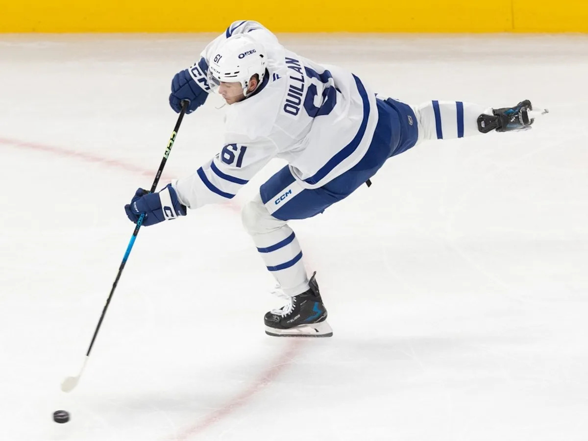 Why coach Craig Berube thinks Jacob Quillan is close to being a full-time Maple Leaf