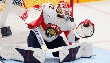 Sergei Bobrovsky and Brad Marchand lead Panthers to 4-0 win over Stars :: WRAL.com