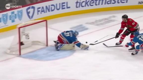 Connor Bedard scores 19th goal as Blackhawks blank Rangers 3-0