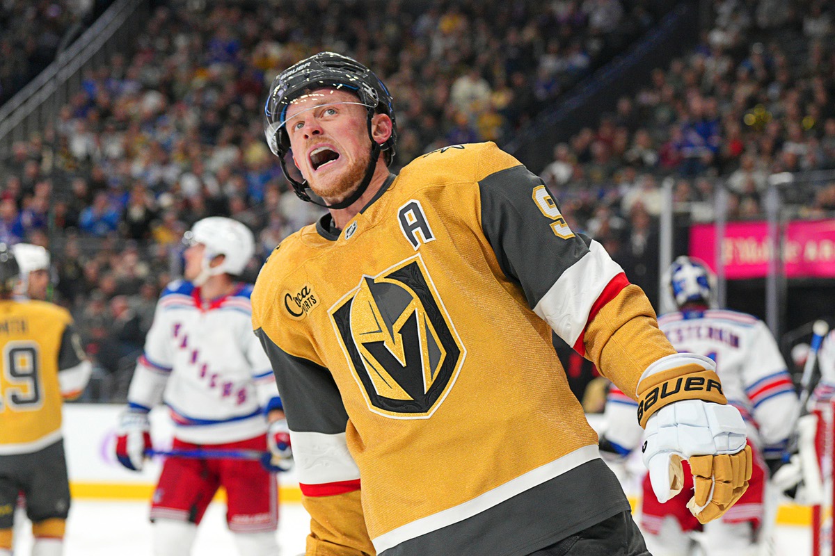 Eichel scores late in OT as Golden Knights beat Rangers 3-2 -
Las Vegas Sun News