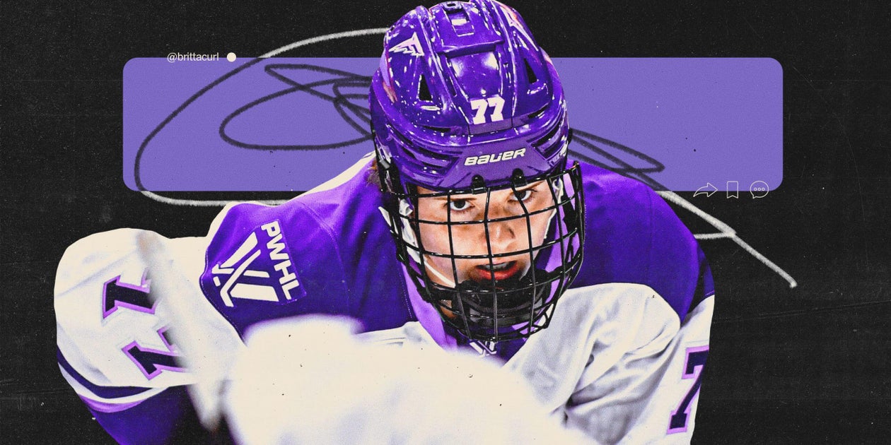 A PWHL player was vilified for her social media activity. Now she wants to clear the air