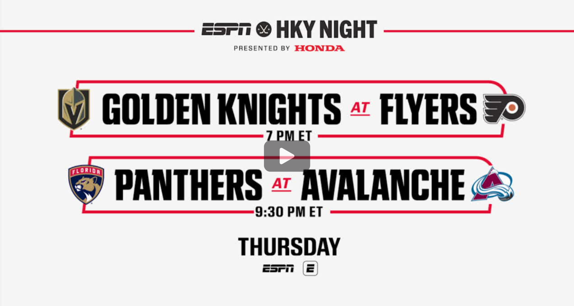 Four exclusive NHL games this week on ESPN, ESPN+, Disney+ and Hulu