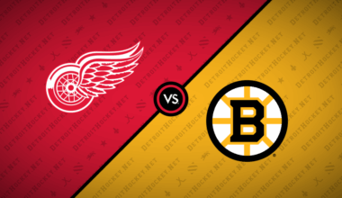 Red Wings vs. Bruins, 12/2/2025 – DetroitHockey.Net
