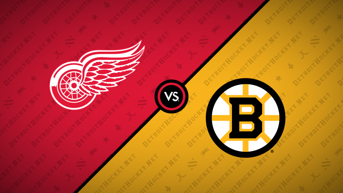 Red Wings vs. Bruins, 12/2/2025 – DetroitHockey.Net