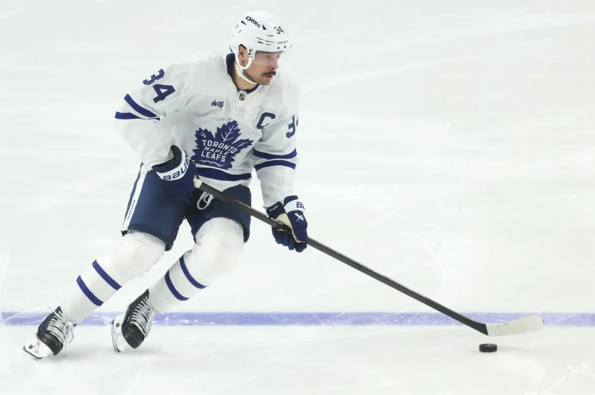 Why Auston Matthews is suddenly wearing Bauer gear