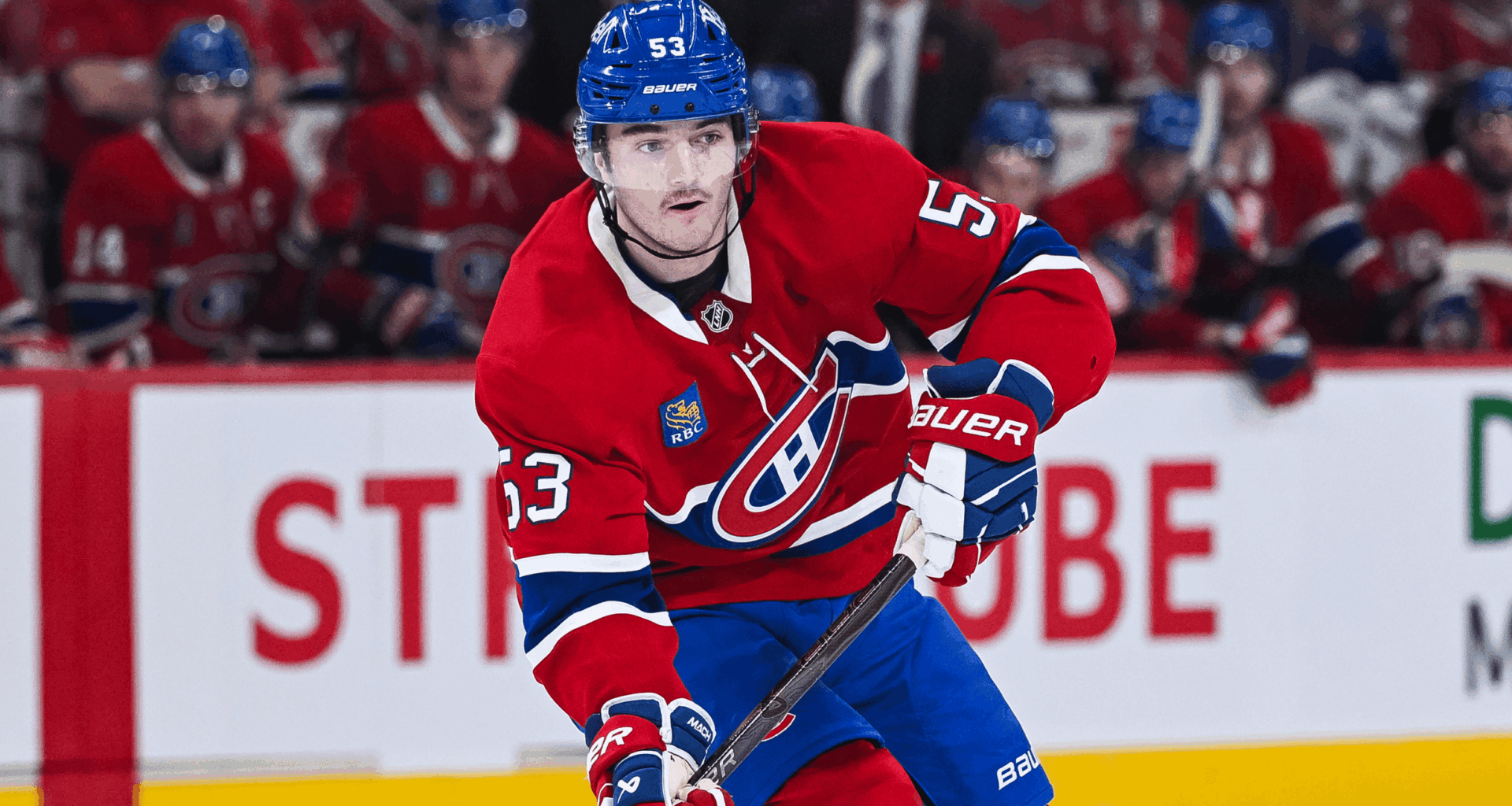 Noah Dobson of the Montreal Canadiens