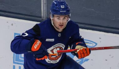 Islanders prospect Cole Eiserman born to be a hockey player