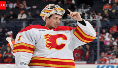 How a VR technique twist turned the game for Calgary Flames goalie Devin Cooley to dominate in NHL | NHL News