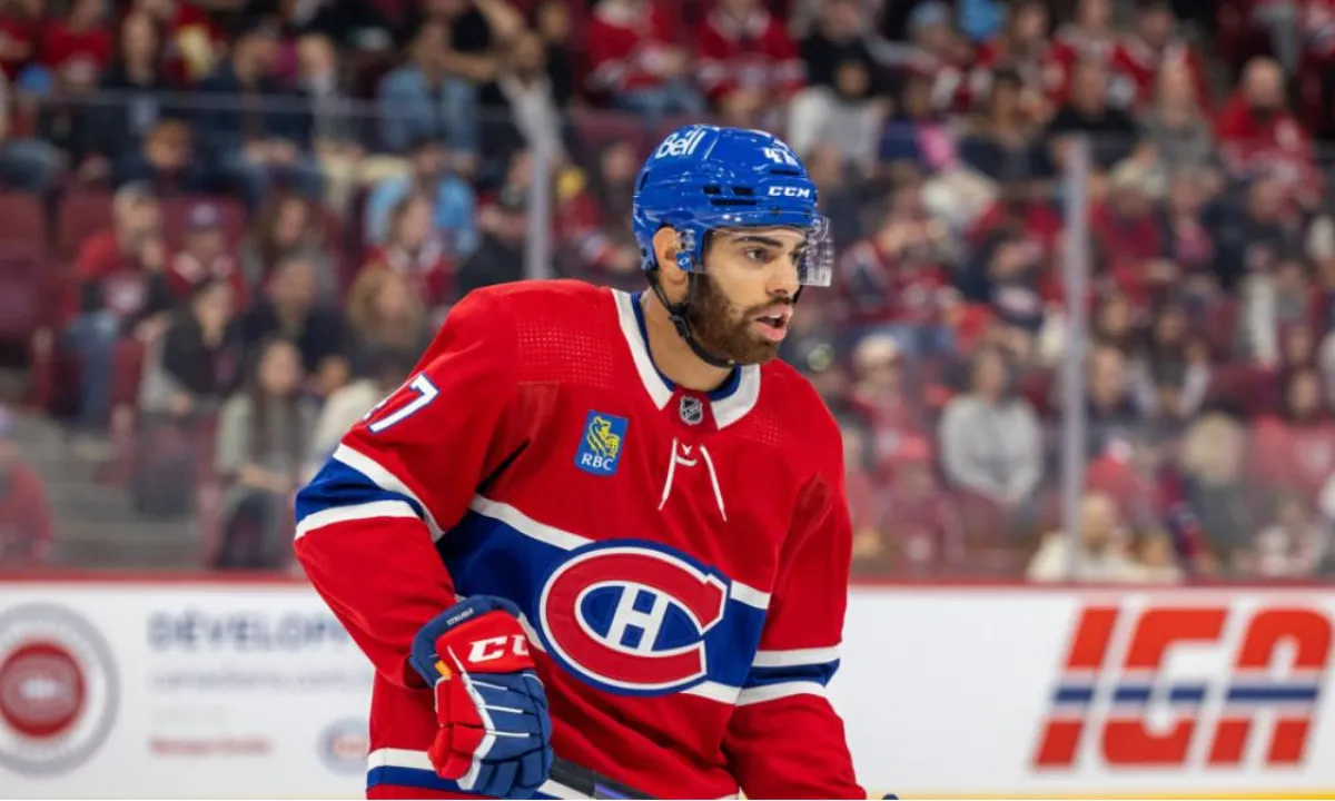 Canadiens' Jayden Struble listed day-to-day after missing practice with an upper-body injury