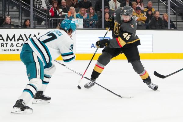 Golden Knights continue dominant streak against Sharks