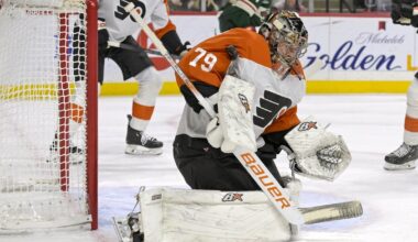 Carter Hart set to make Golden Knights debut vs. Blackhawks