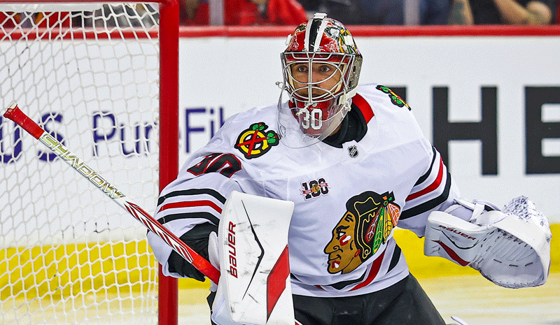 Spencer Knight Chicago Blackhawks NHL