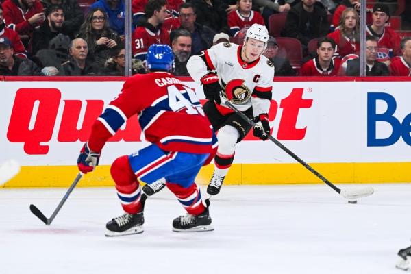 Brady Tkachuk’s breakthrough goal helps Senators down Canadiens