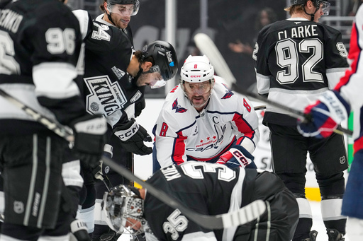 Beauvillier's tiebreaking goal sends Capitals past Kings 3-1, into 1st place with 5th straight win