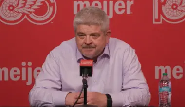 Red Wings' Todd McLellan addresses Dylan Larkin and others absence from morning practice
