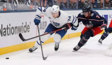 Jack Horbach scores against Notre Dame