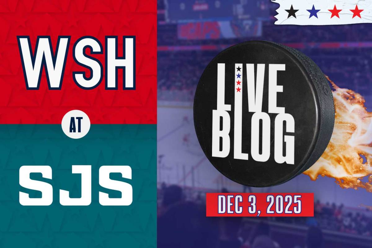 Live updates: Washington Capitals vs San Jose Sharks at SAP Center