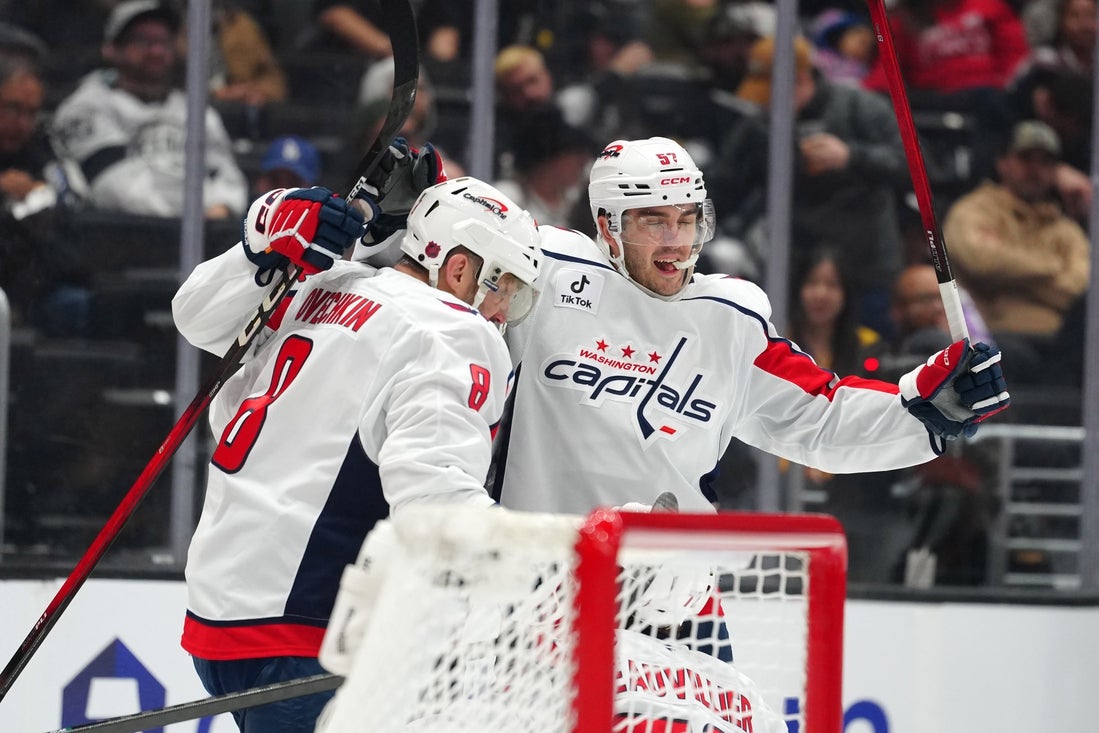 Capitals pursue sixth straight win in showdown vs. Sharks