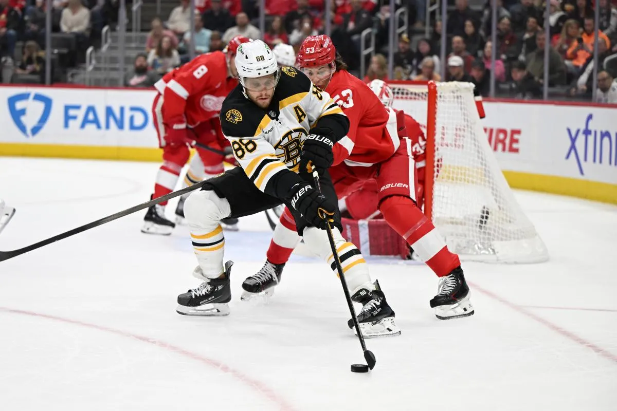 Red Wings have a major advantage Tuesday vs. Bruins with loss of star forward