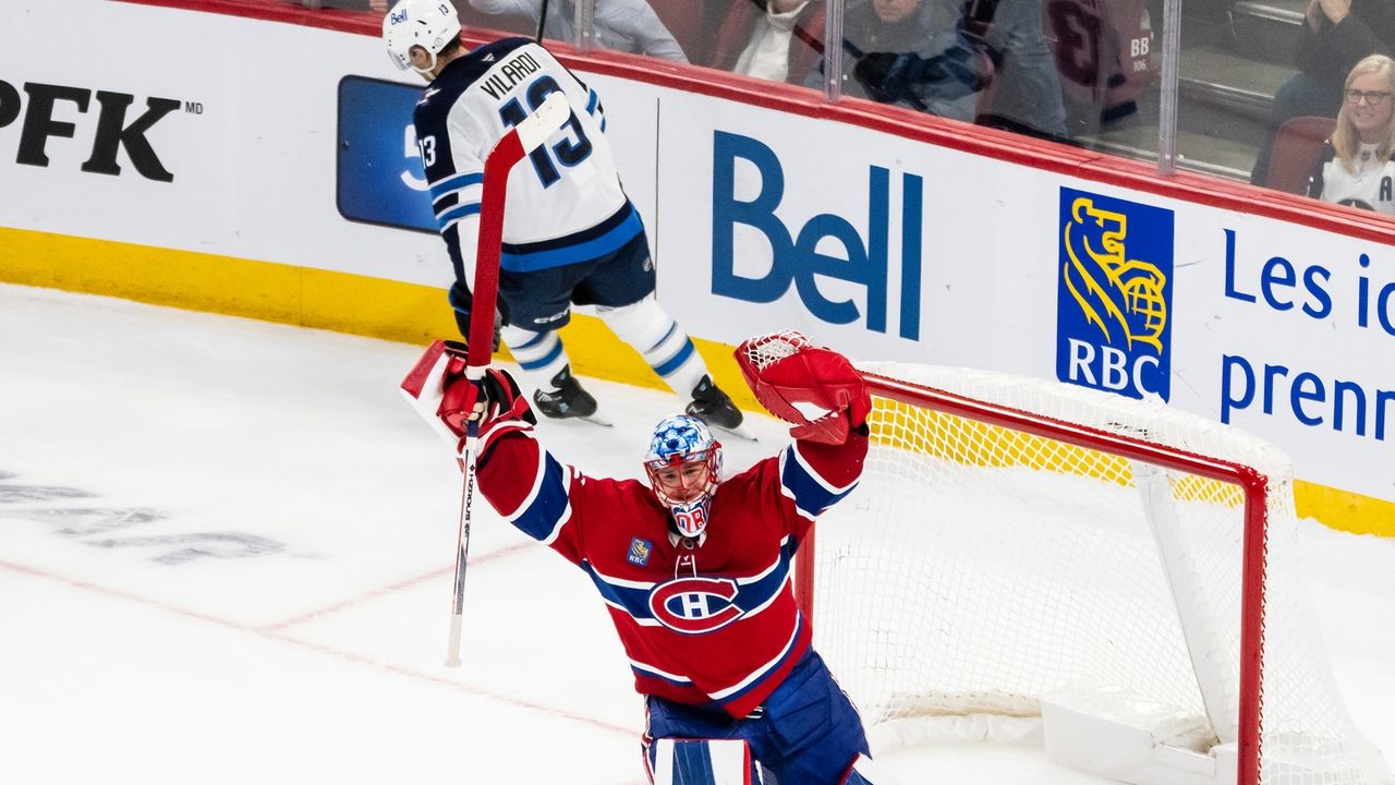 Caufield scores shootout winner, Canadiens beat Jets 3-2 to snap 2-game skid