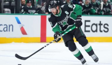 Dallas Stars forward Tyler Seguin is likely out for the rest of the NHL season with a torn ACL