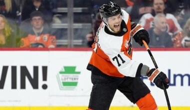 Tyson Foerster suffers injury in Flyers vs. Penguins game – NBC Sports Philadelphia