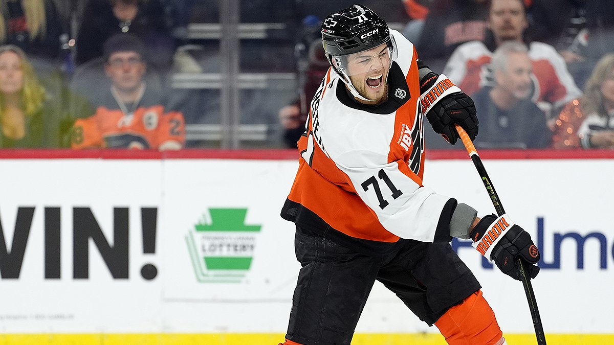 Tyson Foerster suffers injury in Flyers vs. Penguins game – NBC Sports Philadelphia
