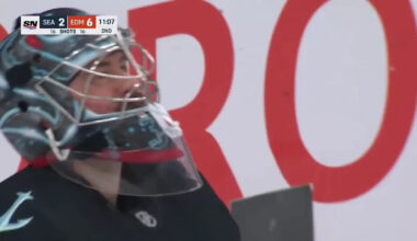 Zach Hyman with a Goal vs. Seattle Kraken